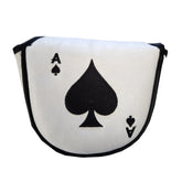 Ace of Spades Putter Cover for Heel Shafted Mallet Putters *LAST CALL*